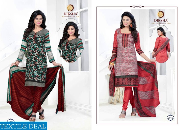 Diksha vol-3 Wholesale cotton Dress material